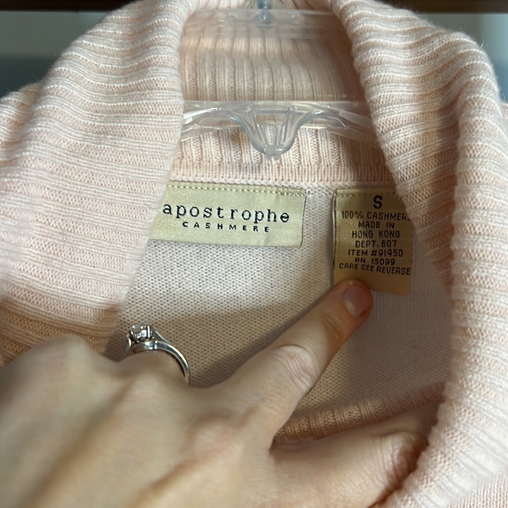 Apostrophe cashmere sweater size M - Picture 5 of 8